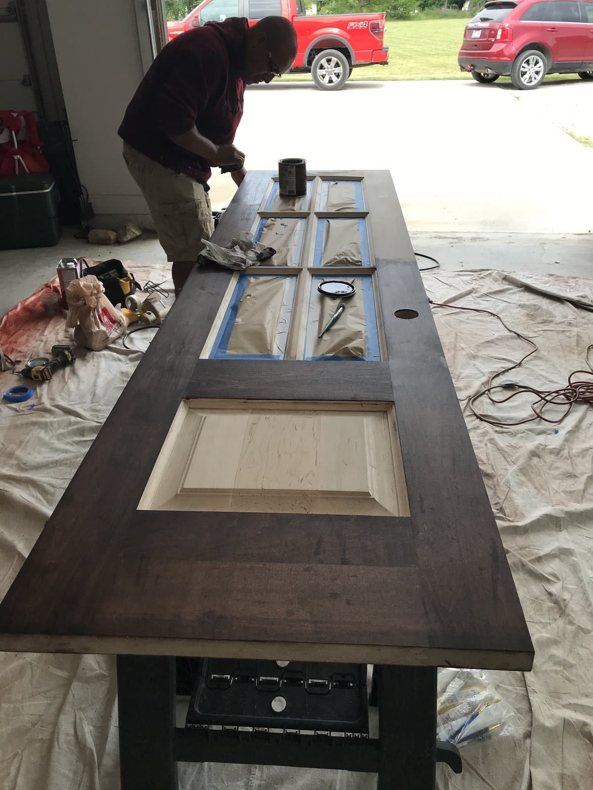Door Staining